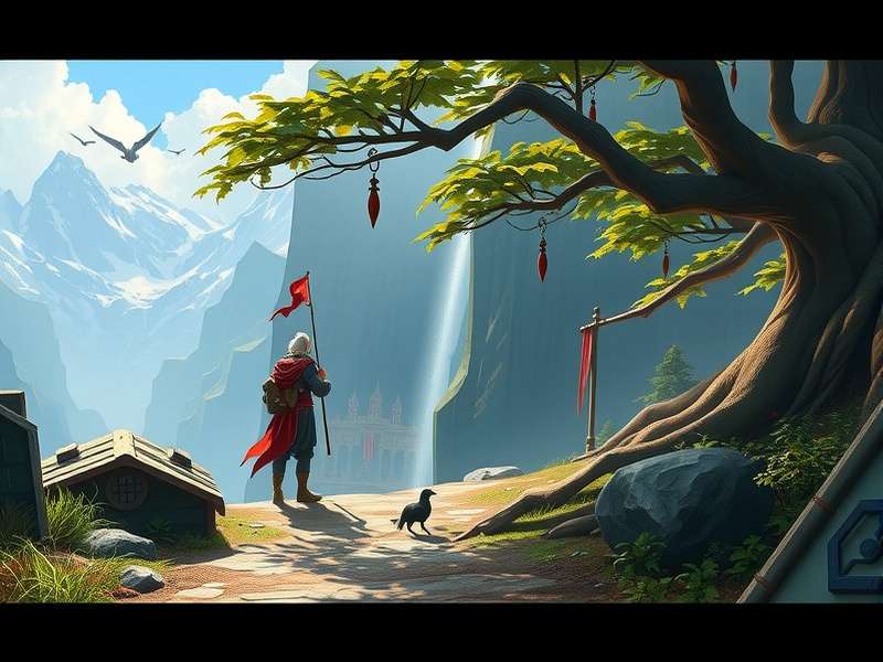 Elegant Expedition gameplay screenshot showing adventure scene